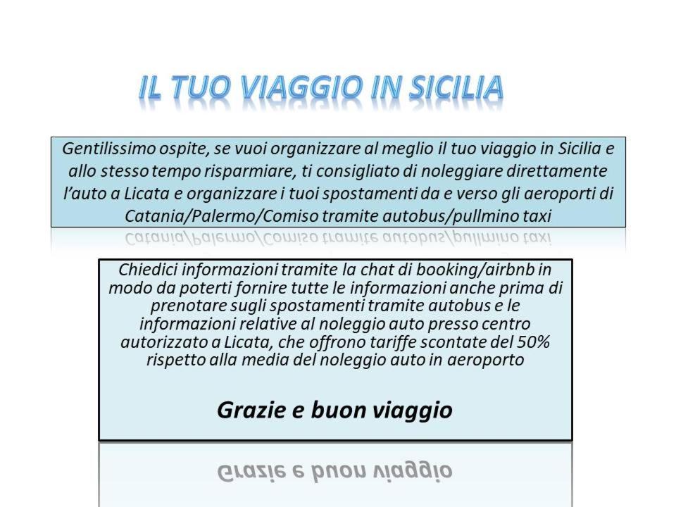 Superior Apartment Le Case Del Sole Licata Zewnętrze zdjęcie